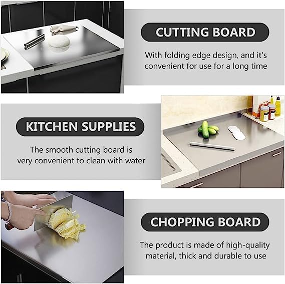 Scratch Proof Stainless Steel Chopping Board