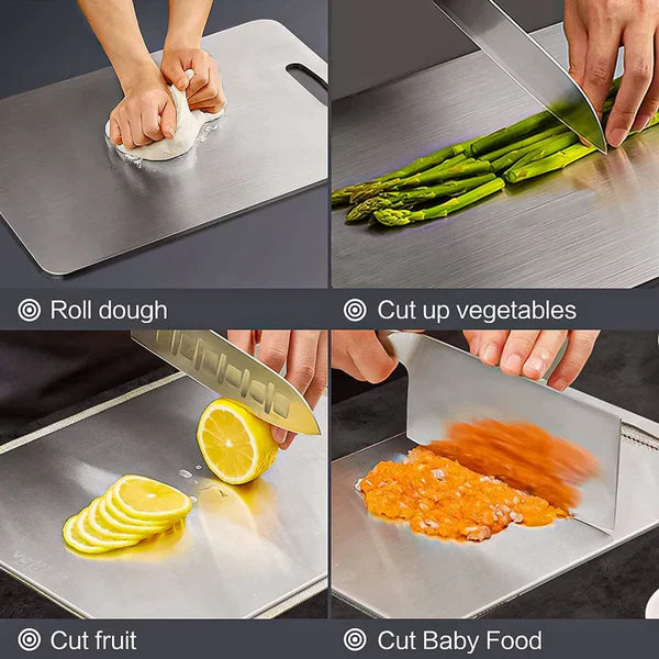 Scratch Proof Stainless Steel Chopping Board